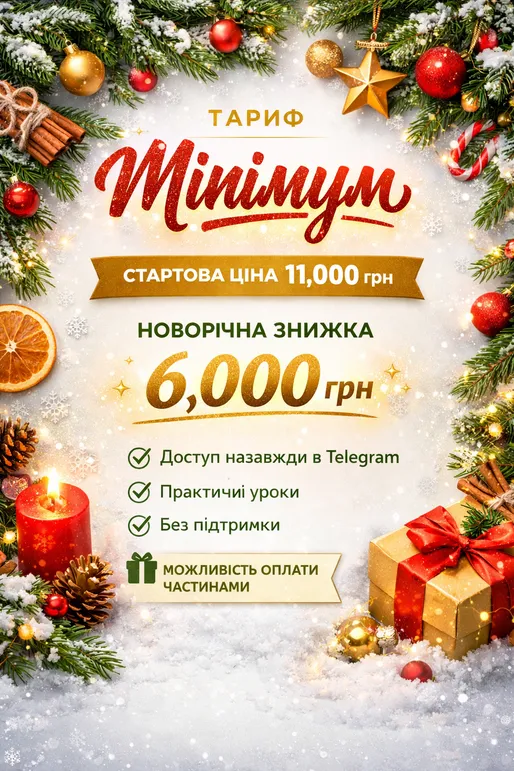Пакет всіх онлайн курсів "Брейдер з нуля" - тариф   "MINIMUM" доступ на завжди в телеграм чаті, без сертифікатів і зворотного зв’язку