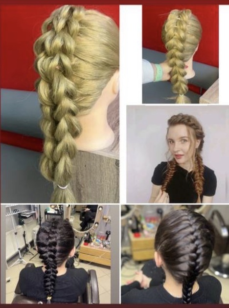 Базові плетіння : колосок, французька коса, рибка , 2д і 3д коси. Сама собі або для когось