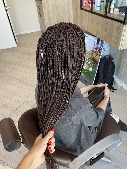 Се коси або зізі сенегалки на каркас+ повітряні коси